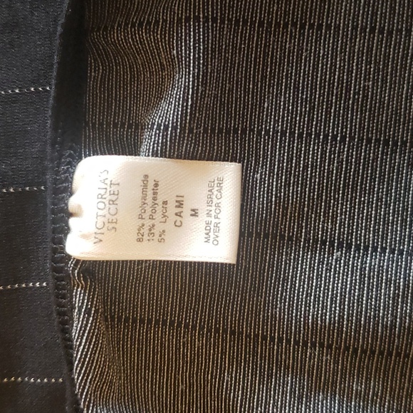 Black Pinstriped Cami by Victoria's Secret Beautiful Made ♥ 😍 - Picture 5 of 5